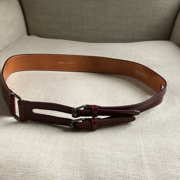 Dries Van Noten Belt Patent Leather Two Buckles S main image 4